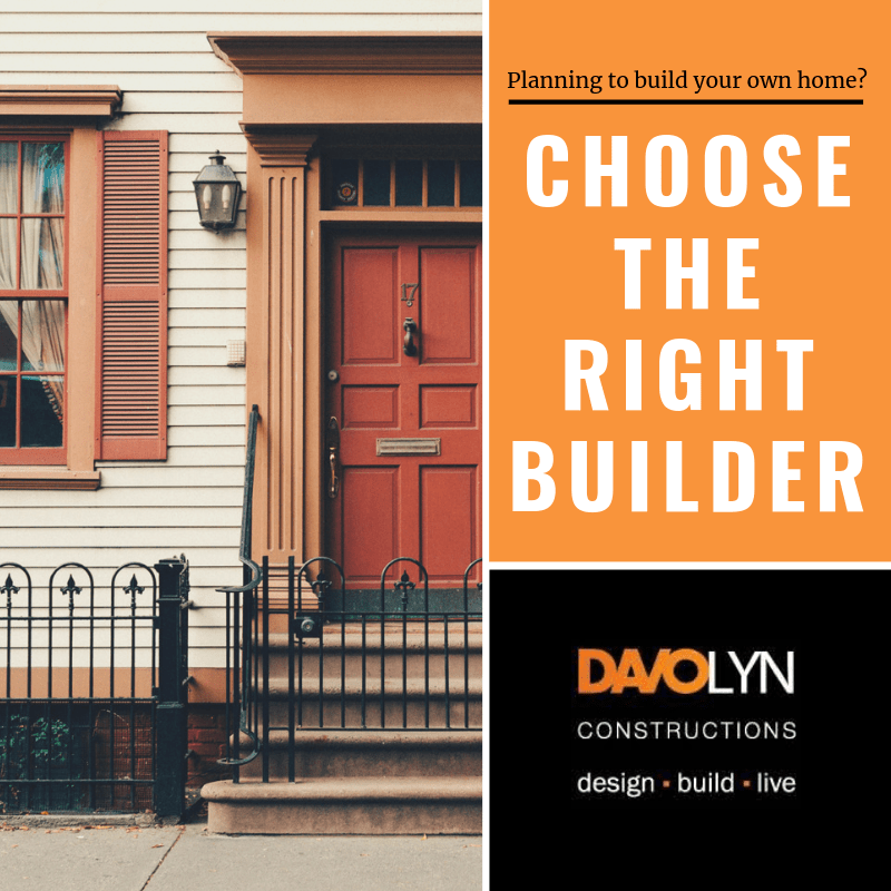 choose the right builder in signing building contract