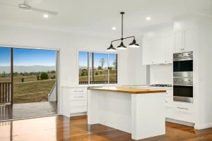 Completed custom home interior by Davolyn Construction in the Plainland and Gatton region